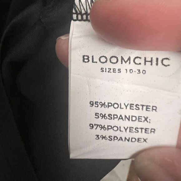 Bloomchic Collared Blazer Black - Picture 7 of 7